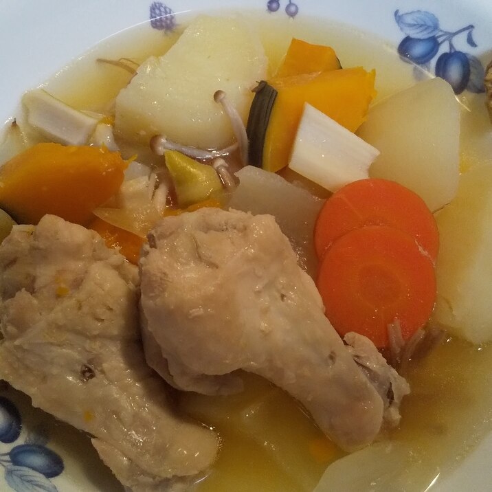 チキンと根野菜のポトフ 〜温かい洋風鍋〜